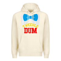 Sandshell tweedle dee dum funny matching halloween costume for couples premium t Premium Hoodie - maiPhamDesign