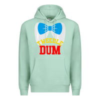Seafoam tweedle dee dum funny matching halloween costume for couples premium t Premium Hoodie - maiPhamDesign
