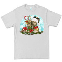 Dove Grey army boots christmas Premium Tee - texasbilliewilder