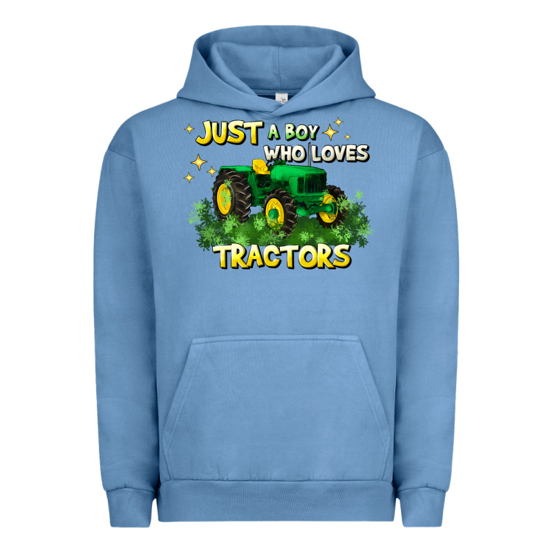 Just A Boy Who Loves Tractors Urban Hoodie by JahusDesignShop | Teevron