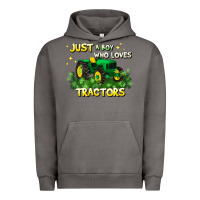 Pigment Tornado just a boy who loves tractors Urban Hoodie - JahusDesignShop