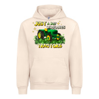 Sandshell just a boy who loves tractors Urban Hoodie - JahusDesignShop