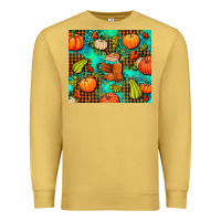 Antique Gold pumpkin spice and pumpkin Premium Sweatshirt - AdoDesignShop
