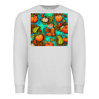 Dove Grey pumpkin spice and pumpkin Premium Sweatshirt - AdoDesignShop