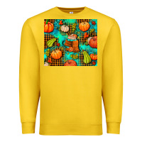 Lemon pumpkin spice and pumpkin Premium Sweatshirt - AdoDesignShop