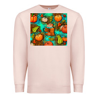 Pale Pink pumpkin spice and pumpkin Premium Sweatshirt - AdoDesignShop