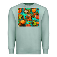 Seafoam pumpkin spice and pumpkin Premium Sweatshirt - AdoDesignShop