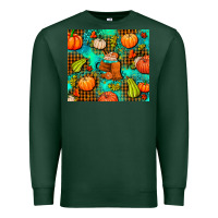 Sports Green pumpkin spice and pumpkin Premium Sweatshirt - AdoDesignShop