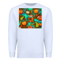 White pumpkin spice and pumpkin Premium Sweatshirt - AdoDesignShop