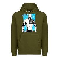 Army Green the rock power Premium Hoodie - maiPhamDesign