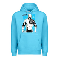 Ocean Blue the rock power Premium Hoodie - maiPhamDesign