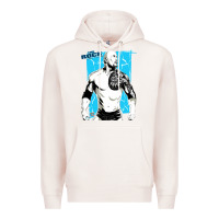 Pale Pink the rock power Premium Hoodie - maiPhamDesign