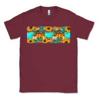Burgundy it's fall y'all Classic Tee - Artiststas
