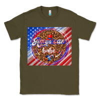 Army Green American babe Classic Tee - TumblerDesignByShophia