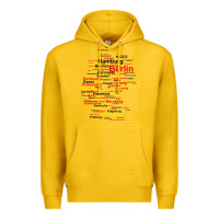 Lemon germany map silhouette towns cities flag berlin travel t shirt Premium Hoodie - maiPhamDesign