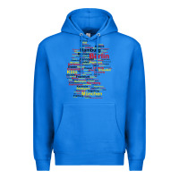 True Royal germany map silhouette towns cities flag berlin travel t shirt Premium Hoodie - maiPhamDesign