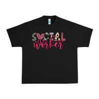 Black social worker Urban Heavy Tee - OliviaCreatesArt