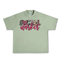 Oil Green social worker Urban Heavy Tee - OliviaCreatesArt