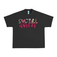 Pigment Black social worker Urban Heavy Tee - OliviaCreatesArt