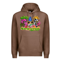 Chestnut with god all things are possible summer Premium Hoodie - CowhideDigitalArt