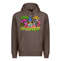 Coffee with god all things are possible summer Premium Hoodie - CowhideDigitalArt