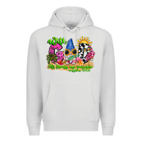 Dove Grey with god all things are possible summer Premium Hoodie - CowhideDigitalArt