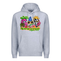 Heather Grey with god all things are possible summer Premium Hoodie - CowhideDigitalArt