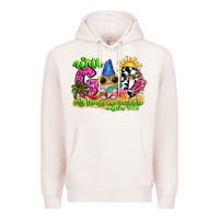 Pale Pink with god all things are possible summer Premium Hoodie - CowhideDigitalArt