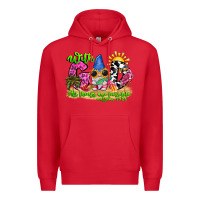 Red with god all things are possible summer Premium Hoodie - CowhideDigitalArt