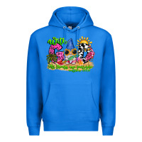 True Royal with god all things are possible summer Premium Hoodie - CowhideDigitalArt