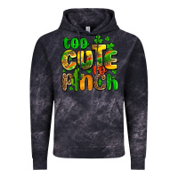 Cloud Black St. Patrick's too cute to pinch Vintage Hoodie - OliviaCreatesArt