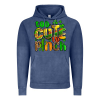 Vintage Denim St. Patrick's too cute to pinch Vintage Hoodie - OliviaCreatesArt