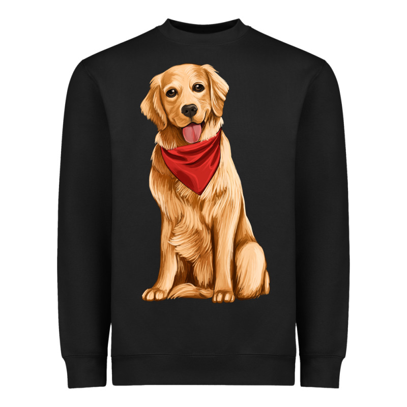 Golden Retriever Heavyweight Sweatshirt by Artiststas | Teevron