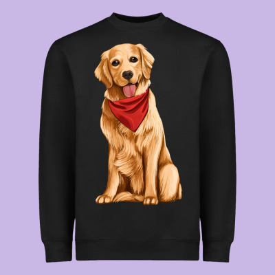 Golden Retriever Heavyweight Sweatshirt Designed By Artiststas