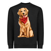 Black golden retriever Heavyweight Sweatshirt - Artiststas