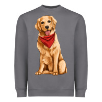 Storm golden retriever Heavyweight Sweatshirt - Artiststas