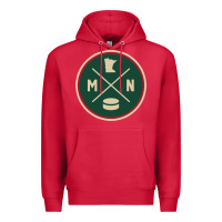 Cardinal Classic Minnesota Hockey MN Outline Pullover Hoodie Premium Hoodie - maiPhamDesign
