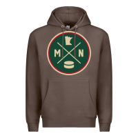 Coffee Classic Minnesota Hockey MN Outline Pullover Hoodie Premium Hoodie - maiPhamDesign