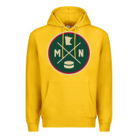Lemon Classic Minnesota Hockey MN Outline Pullover Hoodie Premium Hoodie - maiPhamDesign