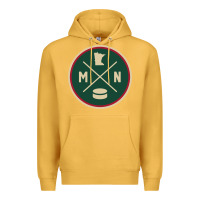 Mustard Classic Minnesota Hockey MN Outline Pullover Hoodie Premium Hoodie - maiPhamDesign