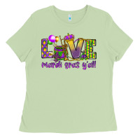 Matcha Love Mardi Gras Y'all Ladies Tee - HowdyJamesFarm