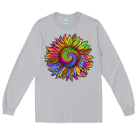 Moon Dust tie dye sunflower Long Sleeve Tee - RanaPortraitStore