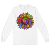 Tie Dye Sunflower Long Sleeve Tee | Teevron