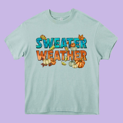 Weather Heavy Core Tee Designed By Texasbilliewilder