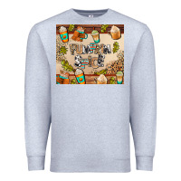 Heather Grey pumpkin spice Premium Sweatshirt - AdoDesignShop