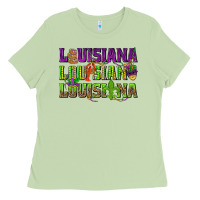 Matcha Louisiana Louisiana Louisiana Ladies Tee - HowdyJamesFarm
