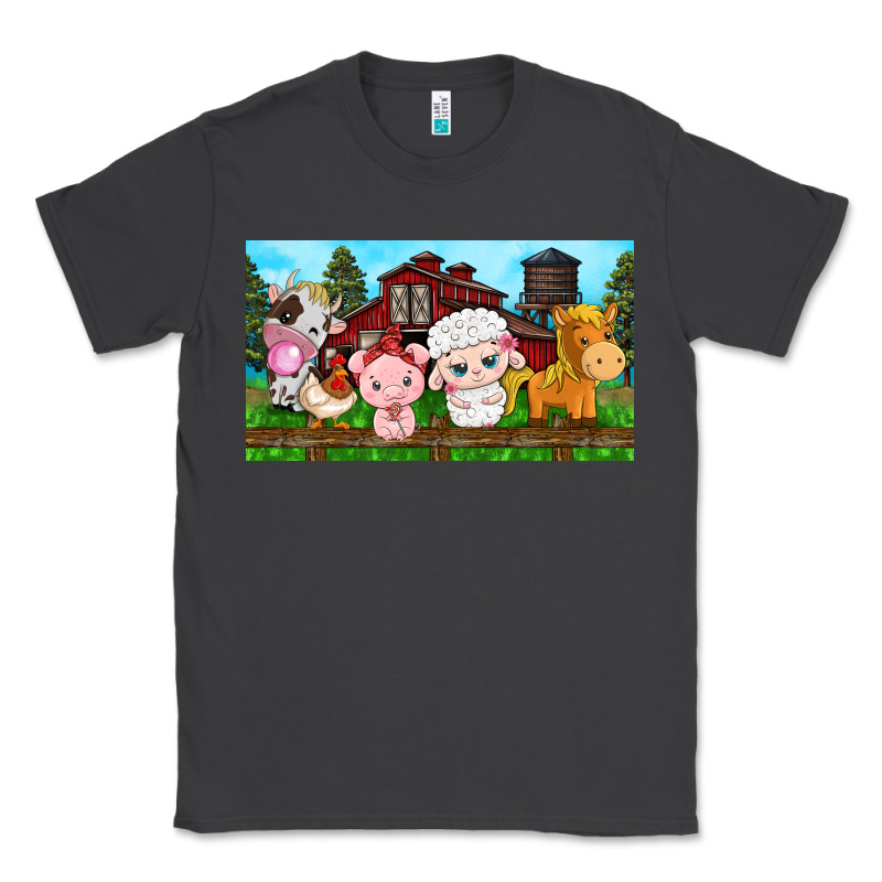 Cute Farm Animals Classic Tee by TumblerDesignByShophia | Teevron