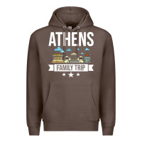 Coffee Athens Greece City Trip Skyline Map Travel Premium Hoodie - maiPhamDesign