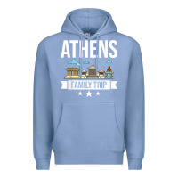 Colony Blue Athens Greece City Trip Skyline Map Travel Premium Hoodie - maiPhamDesign