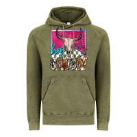 Vintage Olive western hey cowboy Vintage Hoodie - OliviaCreatesArt